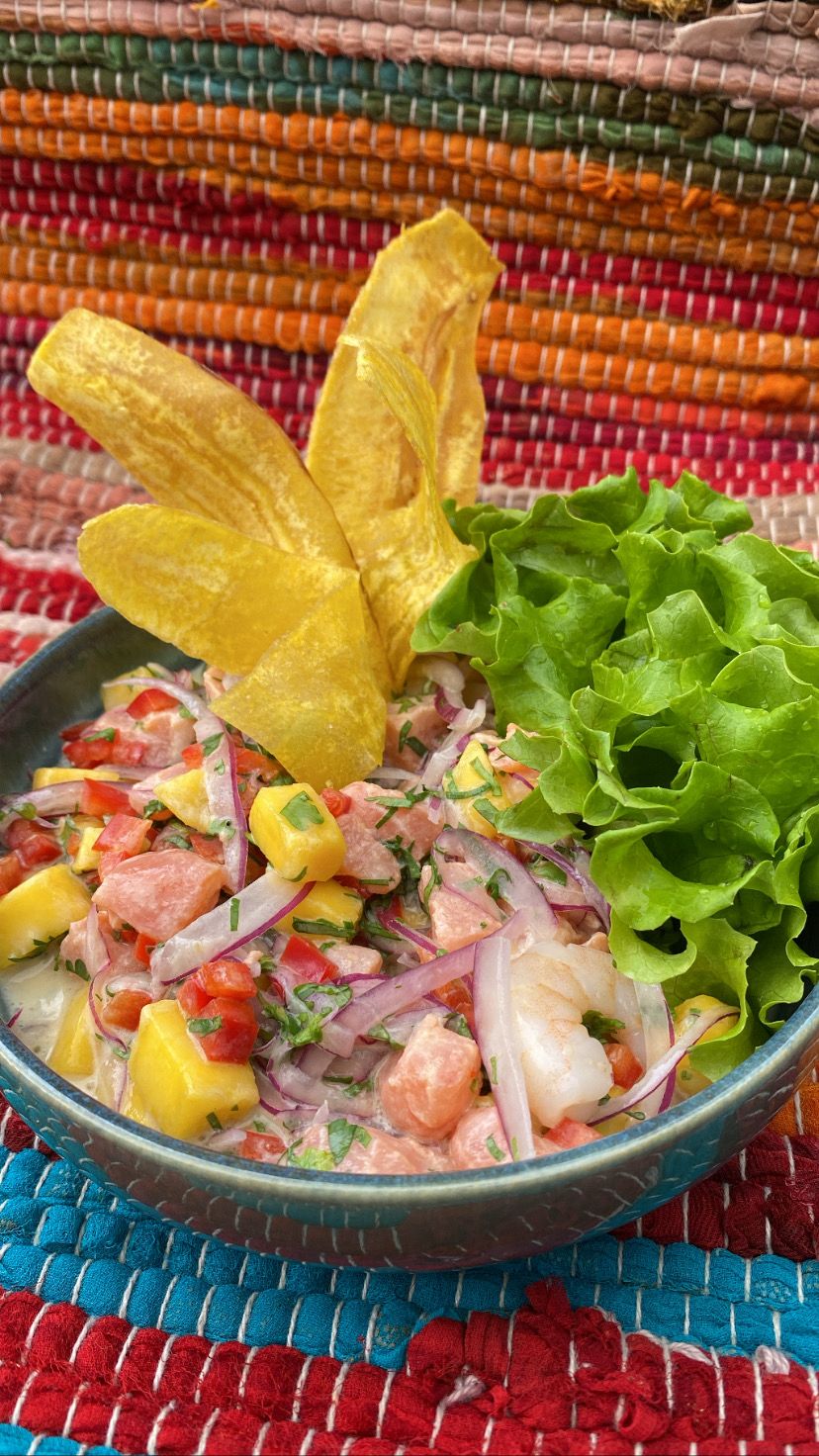 Ceviche Tropical con mango